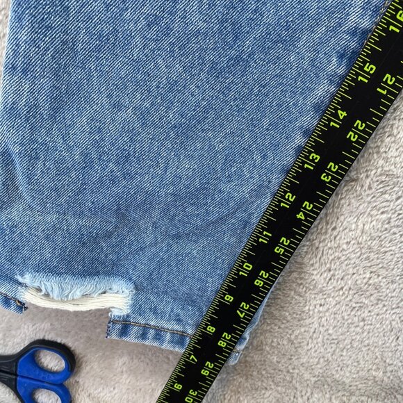 Hammer Womens Straight Jeans Size 5 Blue Light Denim Distressed Ripped - Picture 5 of 11